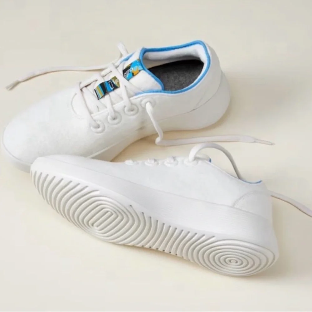 Allbirds Women's Wool Runner Go Cream Sneakers Size 10 - Picture 14 of 14